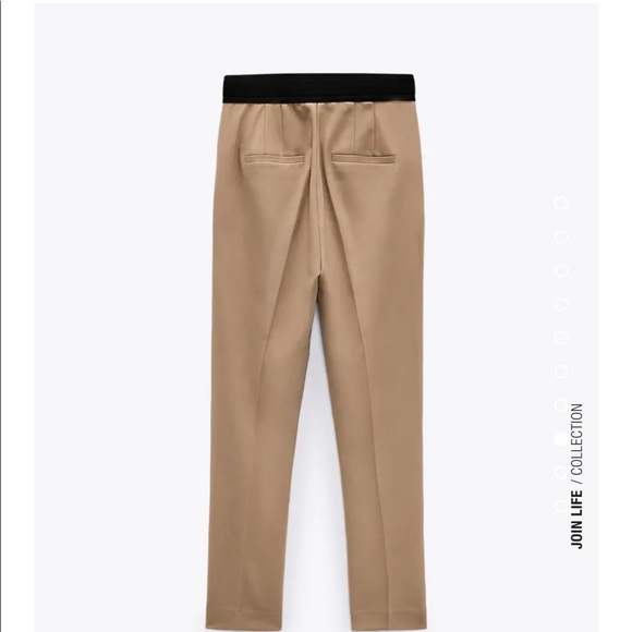 Zara Taupe Brown Pants - Picture 9 of 10